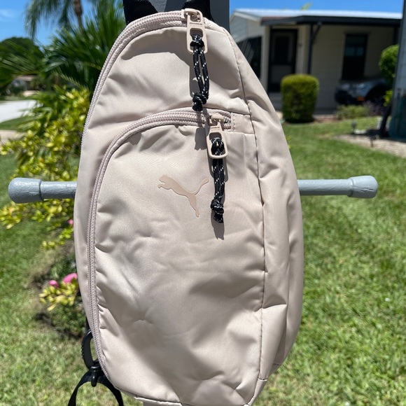 PUMA Myriad Sling Bag In Beige - Picture 5 of 12